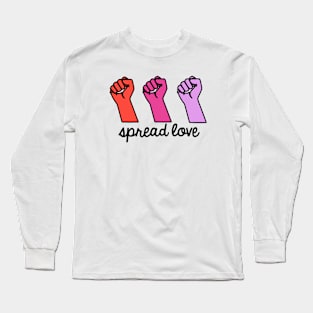 Spread Love Black Lives Matter Long Sleeve T-Shirt